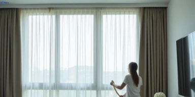 Delicate sheer drape cleaning rooty-hill-nsw Matty Curtain Cleaning